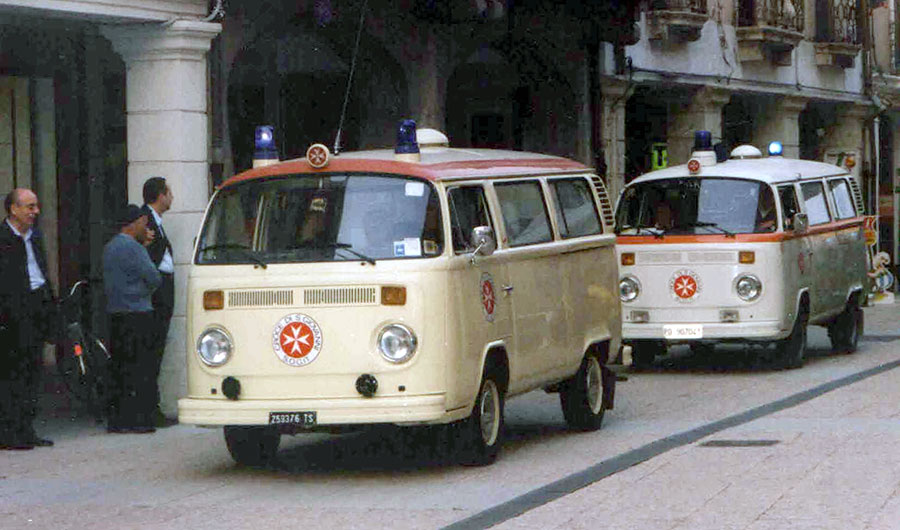 Ambulanze SOGIT foto d'epoca